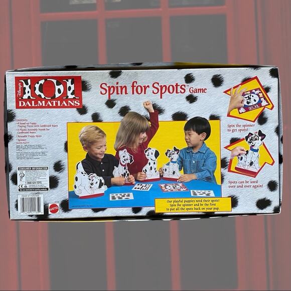 Mattel 1996 Disney’s 101 Dalmatians Spin for Spots Game (incomplete) - Picture 3 of 7